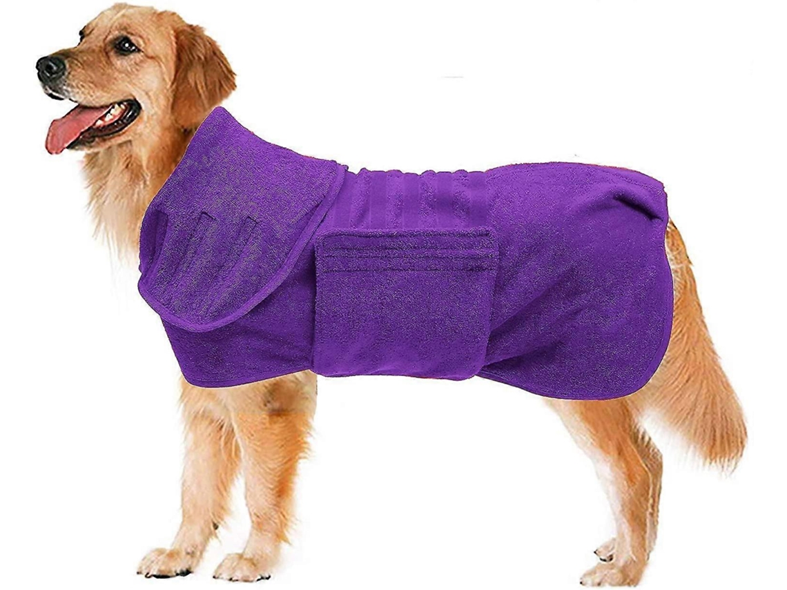 Roupão Absorvente, em Microfibra, para Cães, Secagem Rápida AQUAFORGE