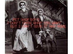 CD Pet Shop Boys - I Don't Know What It Is (1CDs)