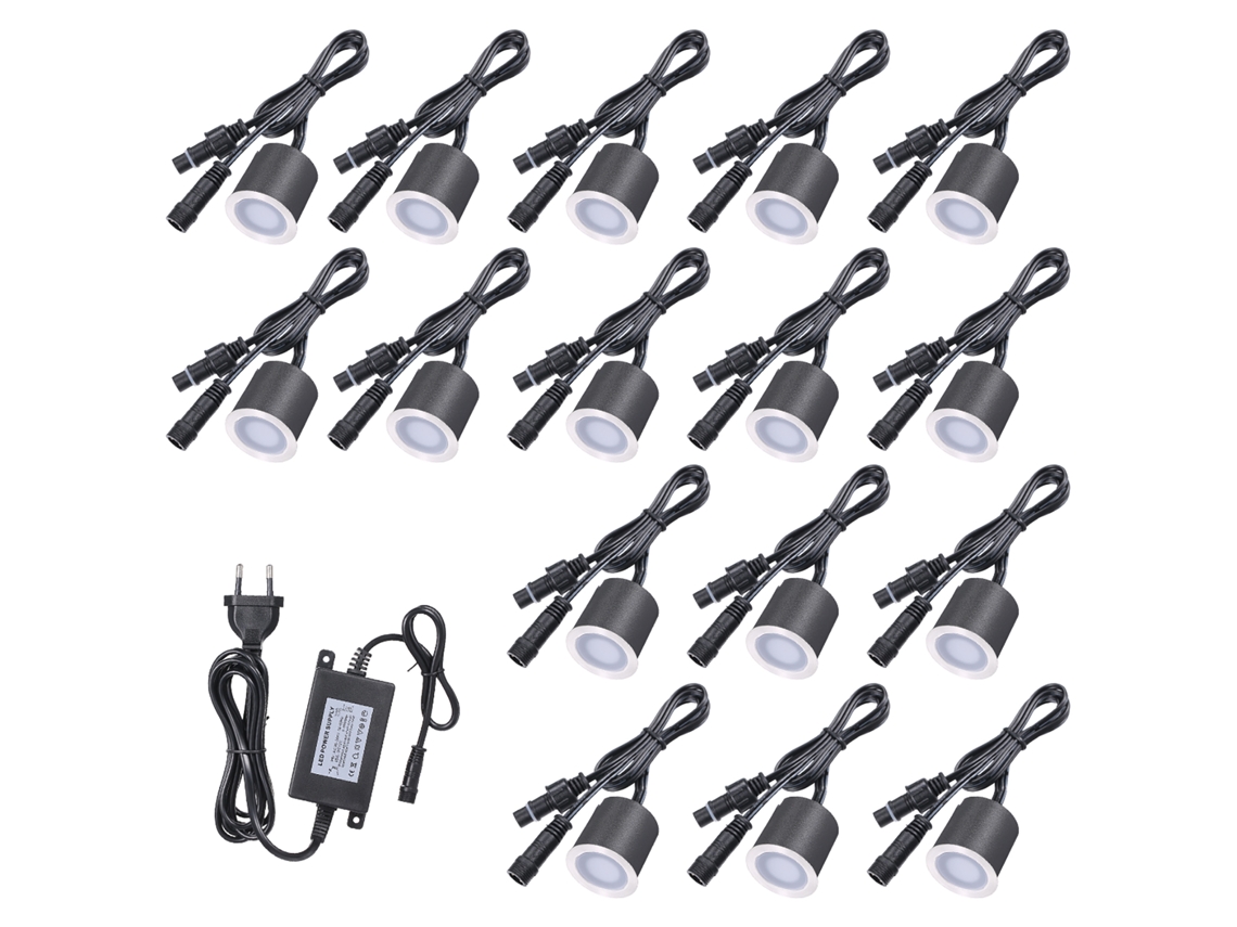 2026 luces Led Empotrables para Terraza Dc12v Bajo Voltaje Ip67 Impermeables para Jardín Sendero Escaleras Patio