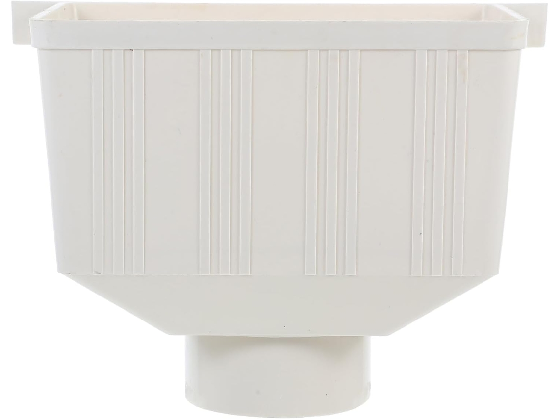 Calha Quadrada De Pvc Para Coleta De Água Da Chuva, Com Conexão Resistente E Fácil De Usar.