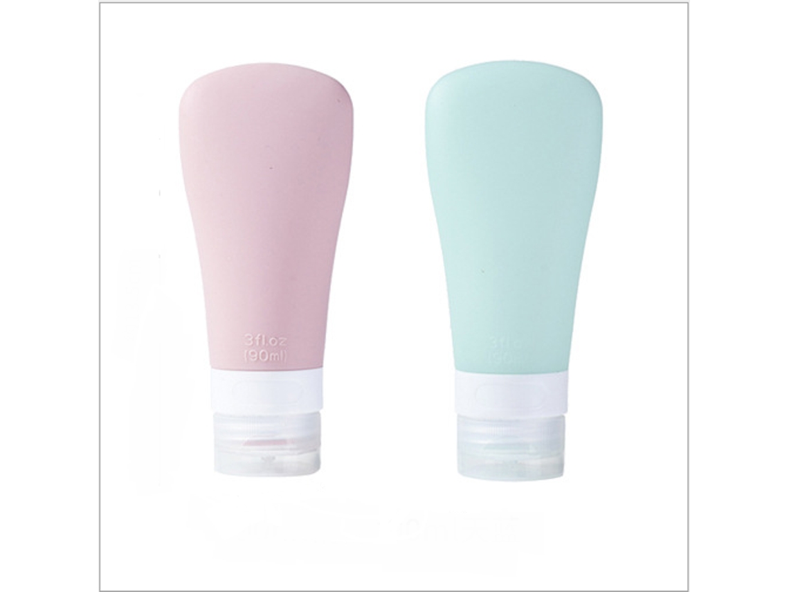 Peças Garrafas De Viagem Aprovadas Pela Tsa Para Toiletes, 3 Oz, Frascos Portáteis Antivazamento Com Etiqueta