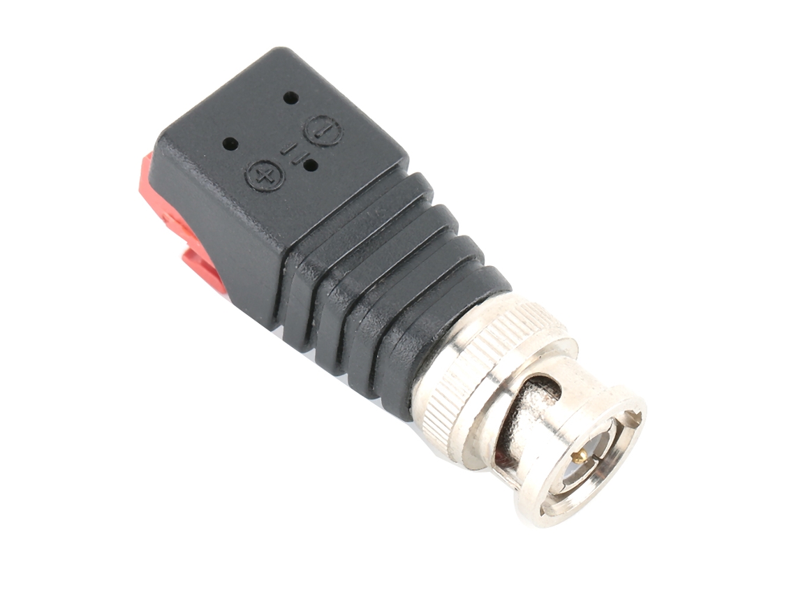 20 Peças Conector Bnc Macho Adaptador Para Câmera Cctv Vídeo Vigilância Plug Jack