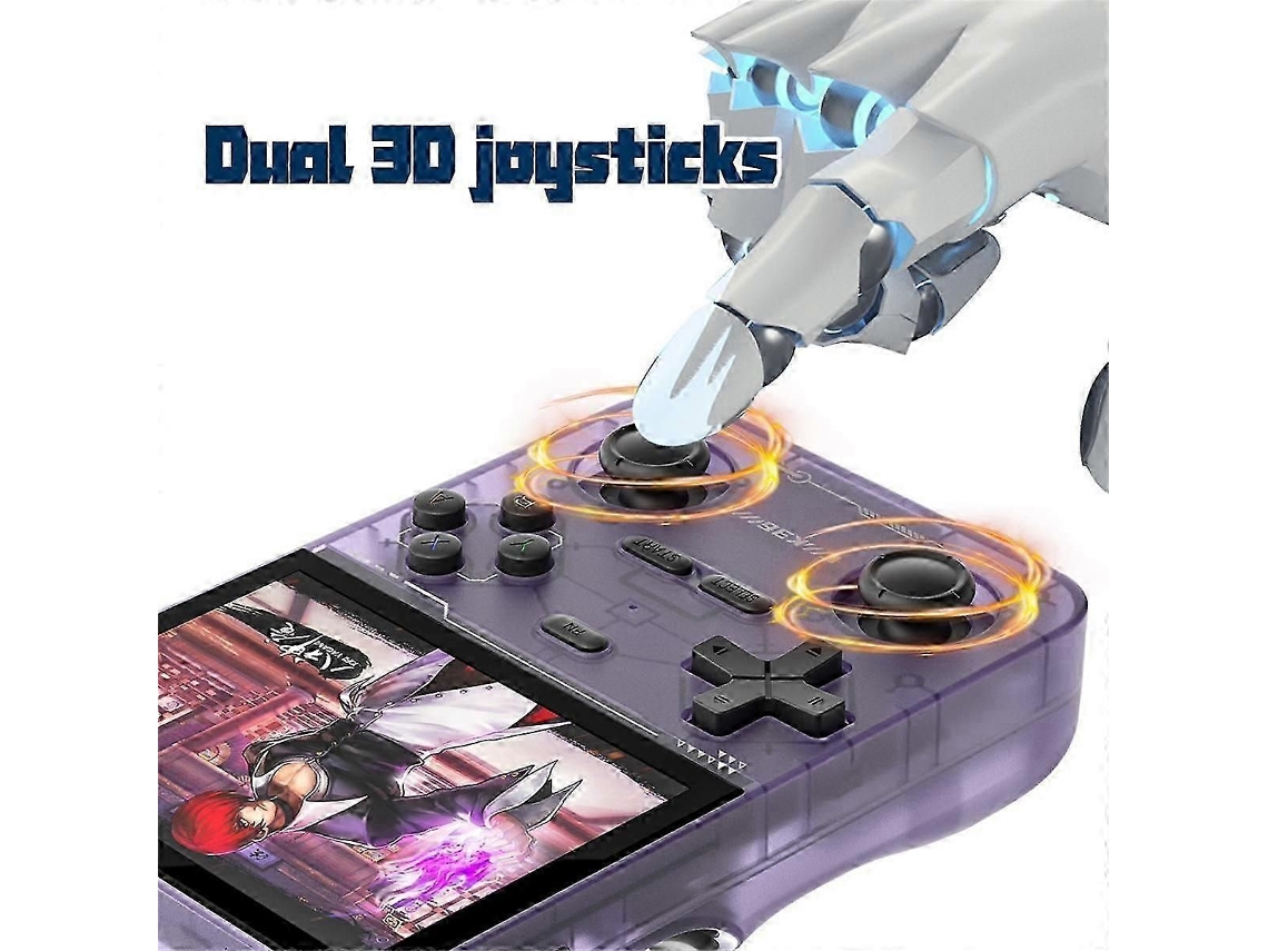 Console de Jogos GOKOCO portátil K36, 64g, 16000 jogos, 3,5 polegadas, joystick duplo