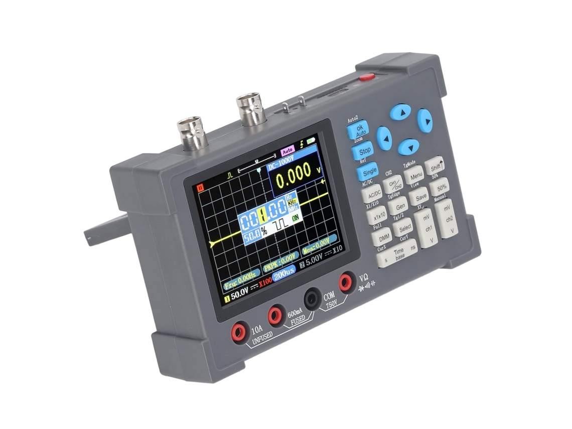 Osciloscópio Digital De 120 Mhz, Tela De 3,2 Polegadas, 3 Canais, Kit De Osciloscópio Profissional