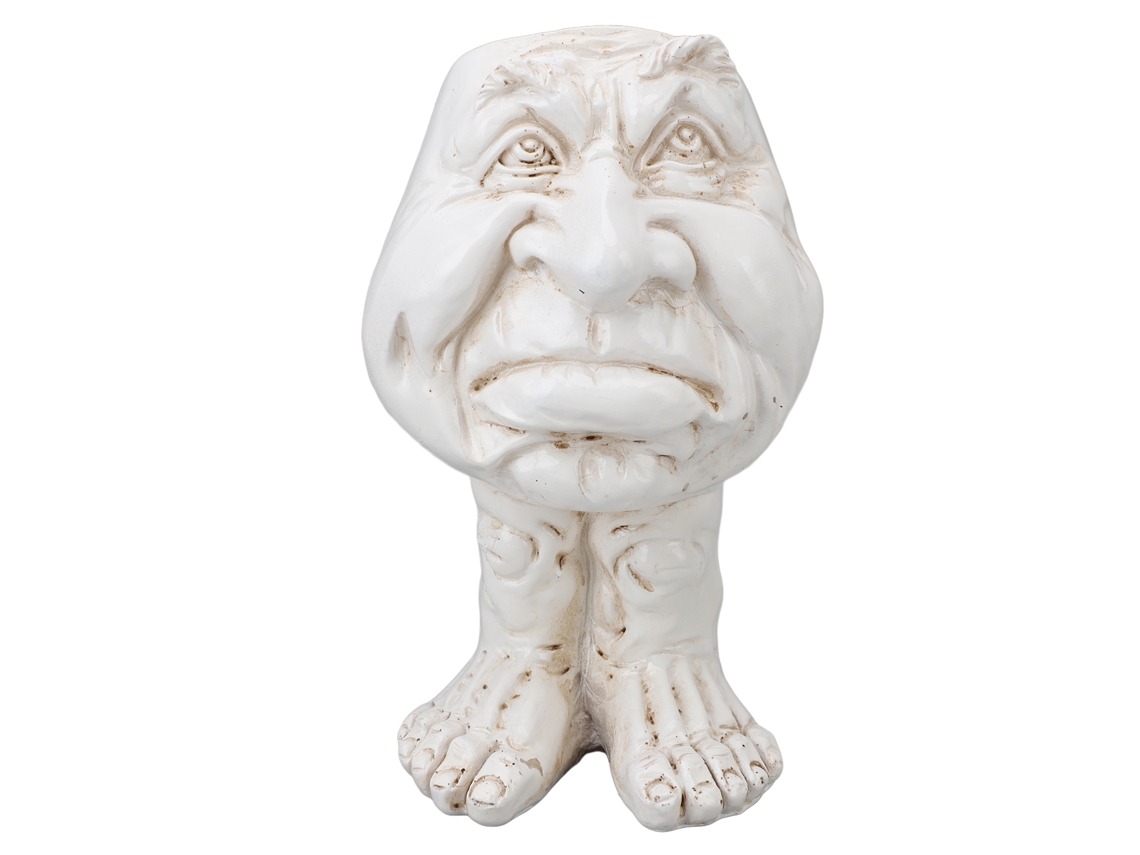 Vaso De Resina Retro Branco Jardin Balcão Flores Tipo 2