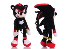 Pelúcia Sonic The Hedgehog Cabeção 46cm com Mochila Preta GOKOCO