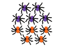Grampos De Cabelo Aranha Halloween Decoração Infantil 10 Peças