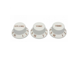 Fender Vol&Tone Knobs Set Parchment Aged White