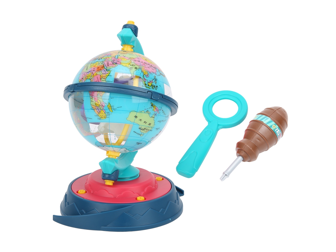 Mali brinquedo Educativo de Montagem Diy Modelo de Globo com Parafusos para Crianças Acima de 3 Anos