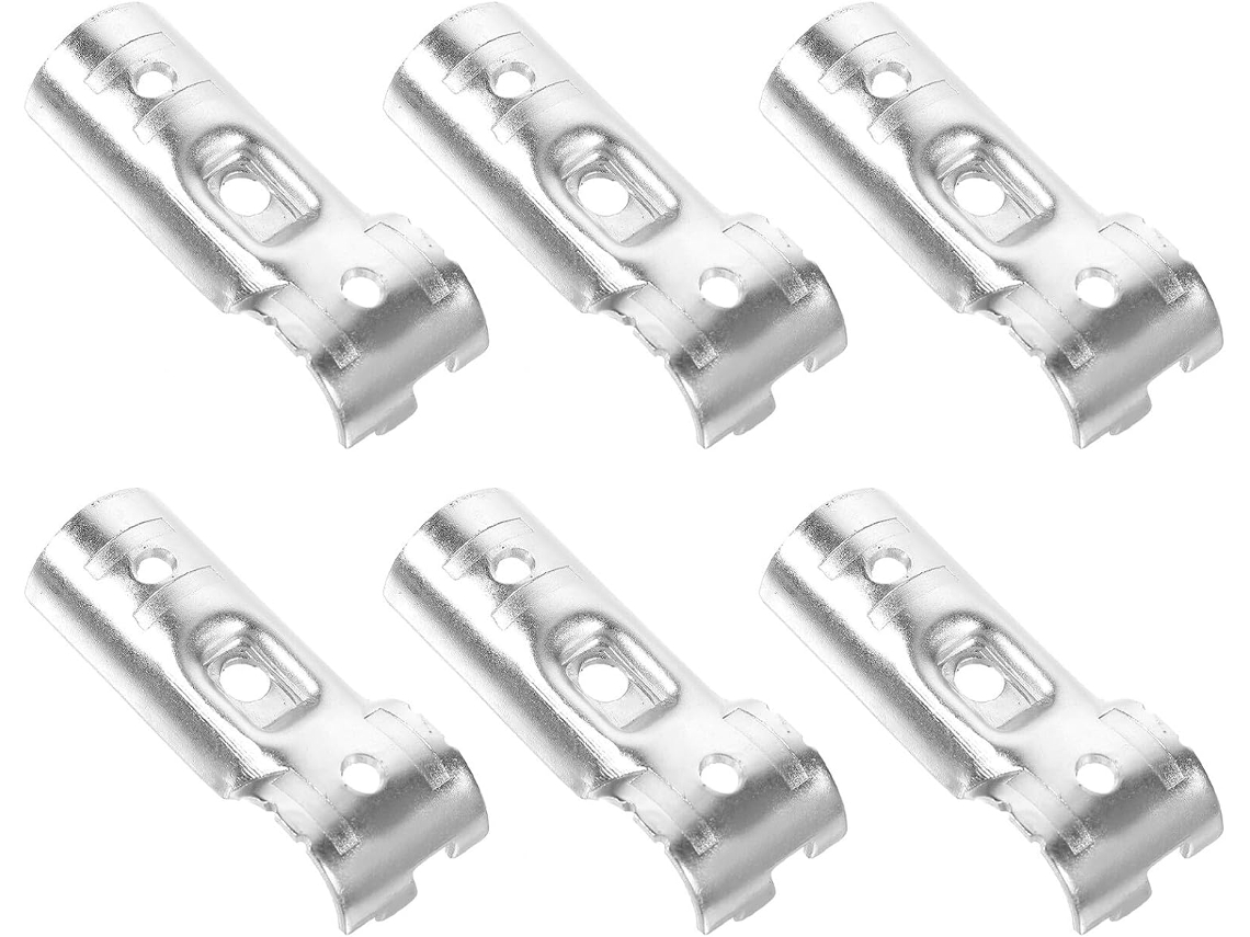 Doitool Conjunto De 6-conectores Tubo Aço Para Cerca Tela, Braçadeiras Para Postes De Cerca, Conectores Em T Para