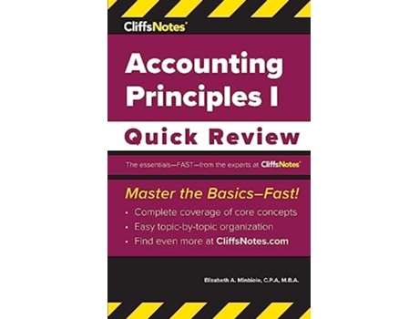 Livro CliffsNotes Accounting Principles I Quick Review de Elizabeth A Minbiole (Inglês)