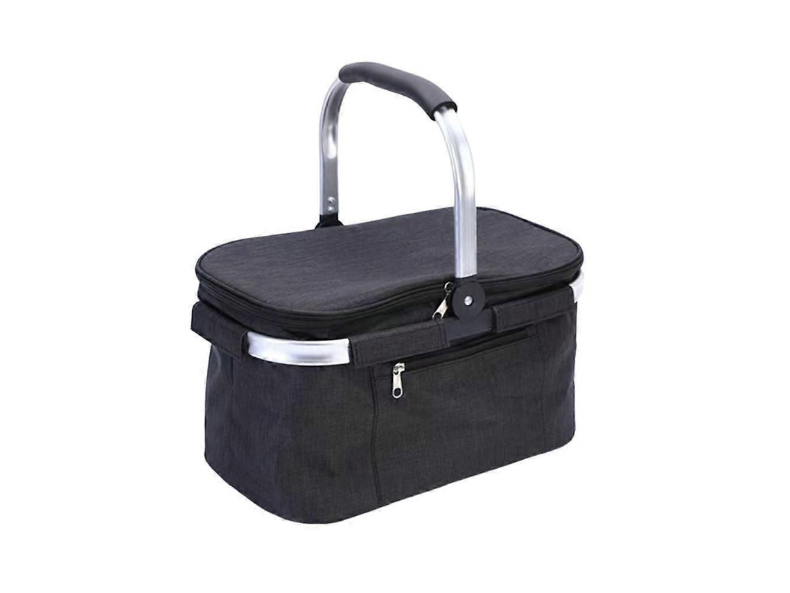 Cesta De Piquenique Dobrável Grande, Leve, Impermeável E Isolada, Com Revestimento De Alumínio, Bolsa De Compras Multiuso Para Piqueniques E Acam