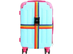 Cintas De Bagagem Ajustáveis, 420cm, 2 Peças, Acessórios De Viagem, Nylon, 3 Dígitos, Senha, Etiqueta Com Fivela Cinta