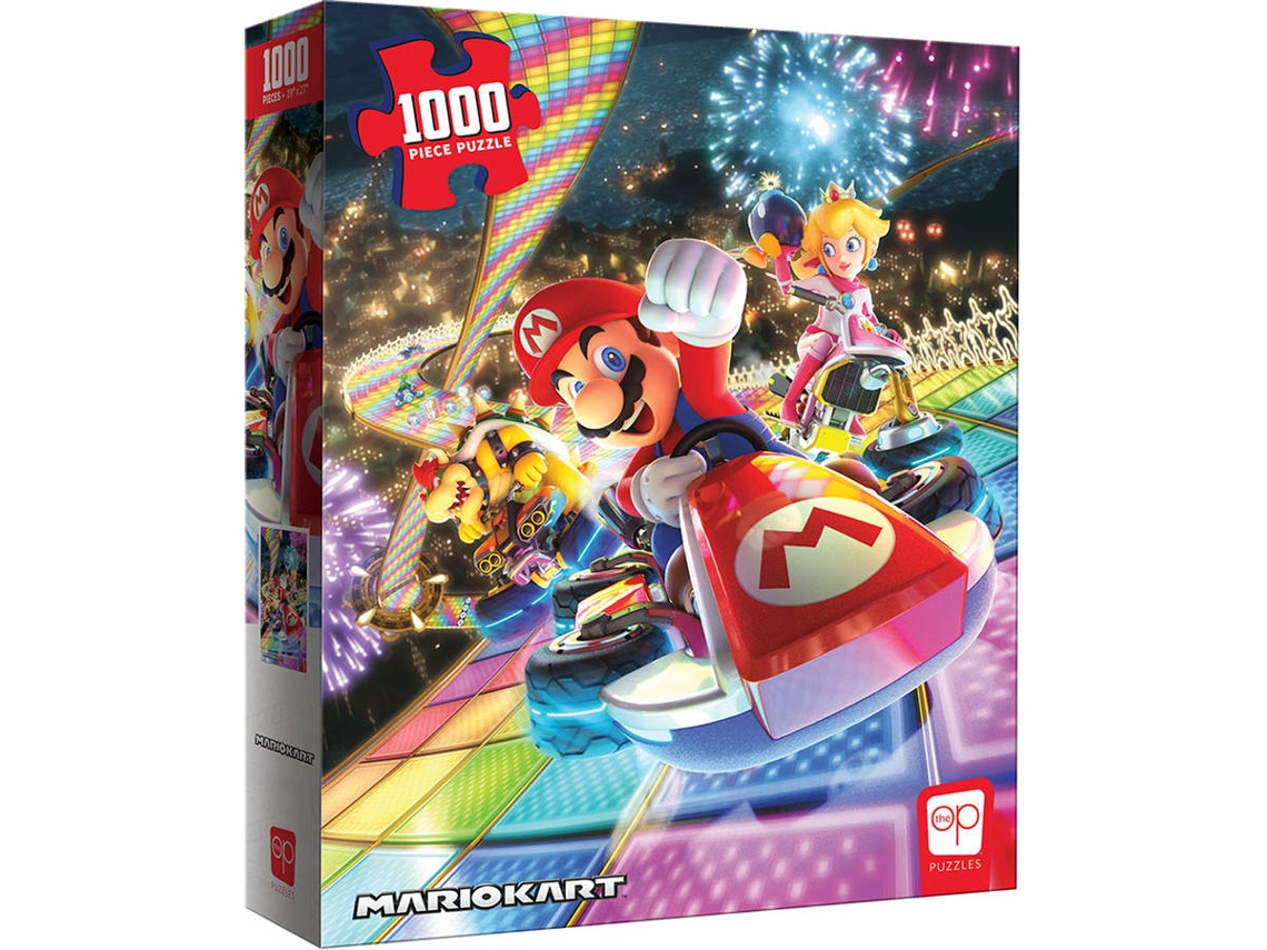 Puzzle USAOPOLY Mario Kart Rainbow Road (Idade Mínima: 8 Anos - 1000 Peças)