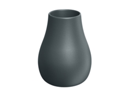 Vaso De Flores Rotomoldado Well Home Evolia Slim Grafite Ø40x50