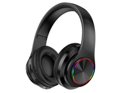 Fones LAXISCREED Bluetooth 5.0 Bass Plegáveis Luz
