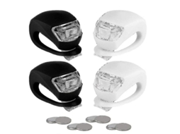 2026 4pcs Luzes Led para Carrinho de Bebê com Clip Modos de Iluminação: Estável, Piscar Devagar e Rápido