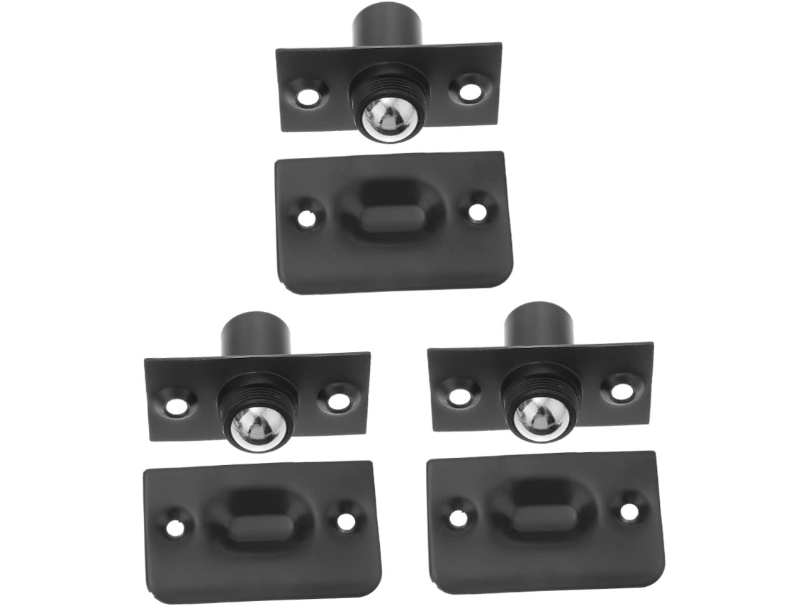 Villcase 2-conjuntos De Fecho Esfera Em Aço Inoxidável Porta Tela, Trava De Esfera Porta Armário
