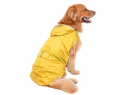Capa De Chuva Canina, Refletora, Impermeável, Leve