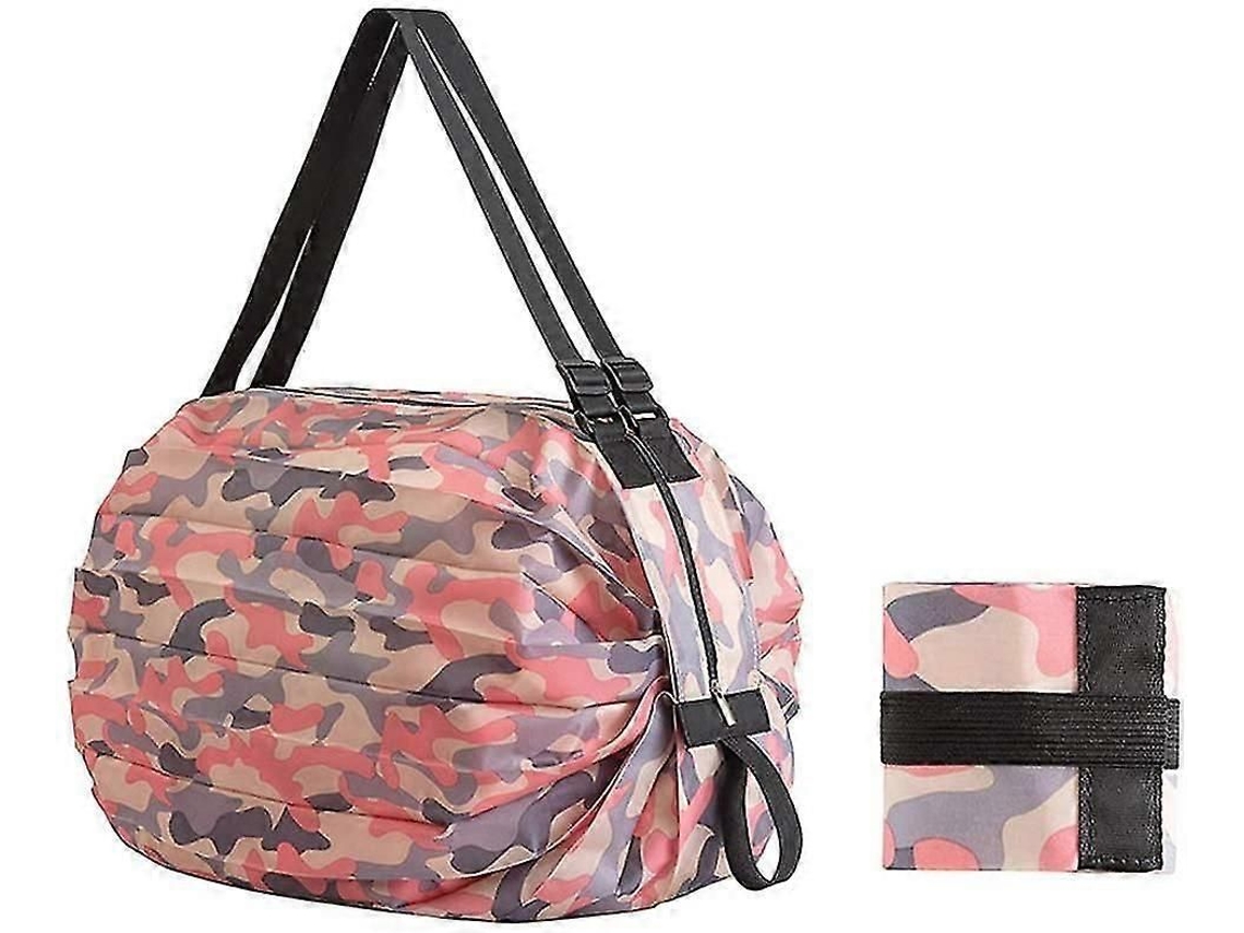 Sacolas de Compras Dobráveis, Sacola de Compras Reutilizável, Sacola de Compras Prática, Poliéster, Durável GOKOCO