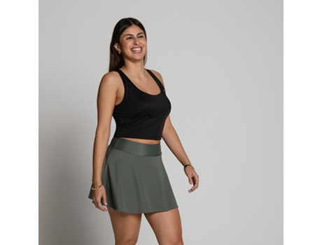 Saia de Mulher ATHLETIC WHAT Active Verde Caqui para Padel (Tamanho S)