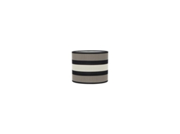 Karla Candeeiro De Mesa Marrom/bege E14 Fabrilamp (ø17x17x15cm)