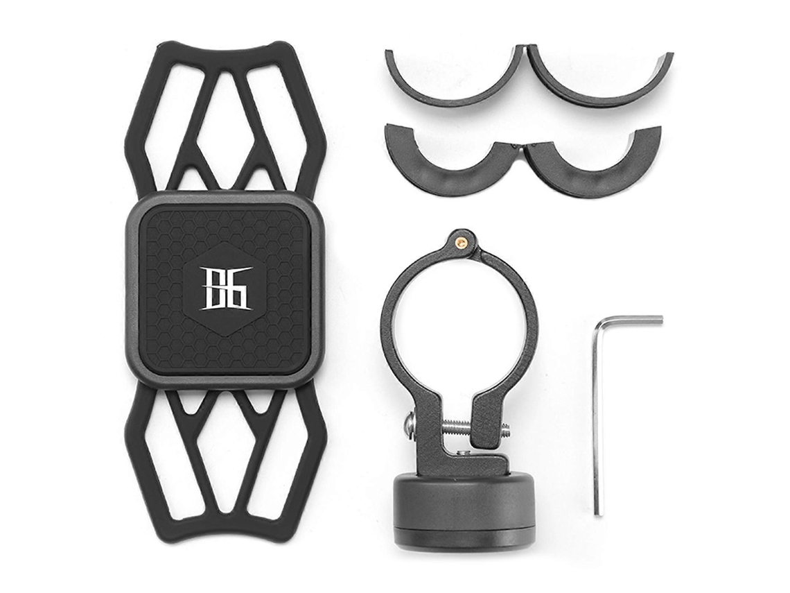 Suporte De Telemóvel Para Mota Com Carregador, Rotação 360°, Material Silicone/plástico, Para 4,5–7,0 Polegadas Elysve