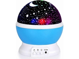 Projetor de Céu Estrelado Led, Projeção de Estrelas Multicoloridas, Material Abs, Luz Noturna Auxiliar para o Sono Infantil. TAISHENGDA