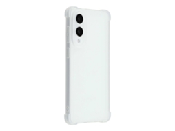Capa Traseira De Tpu Fosco Com Recortes Precisos Transparente E Branca Para Samsung Galaxy S25 Edge Da Tkdaddy