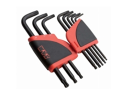 Rack de 8 Chaves Macho Longas Torx com Cabeça Esférica SAM OUTILLAGE 66R8Al