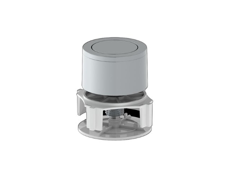 Botão Único Do Descarregador Prhie Hydro Chrome Phrie