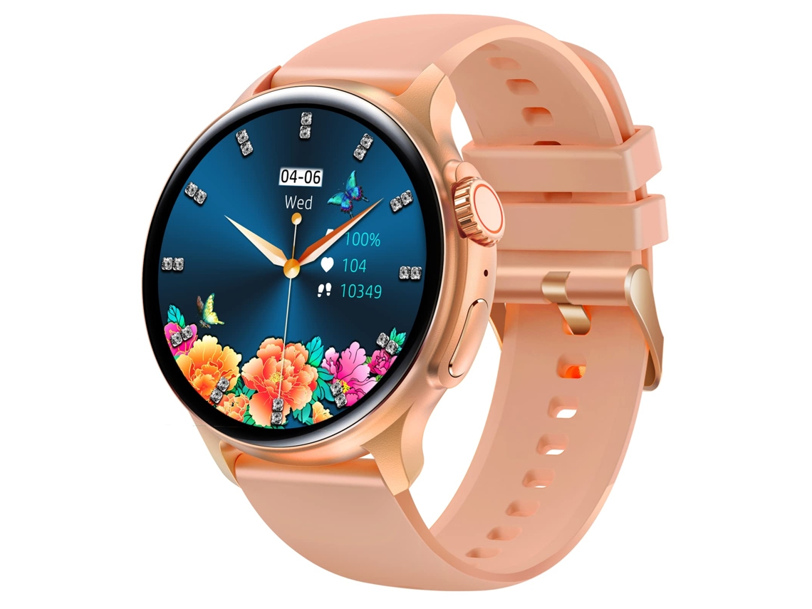 (dourado) Relógio Smart Unissex, Com Função De Chamada, Tela Amoled De 1,43 Polegadas E Impermeável.