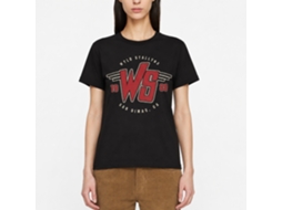 Rockinstone Bill And Ted Ws Logo 1989 Black Adult T-shirt Size:m