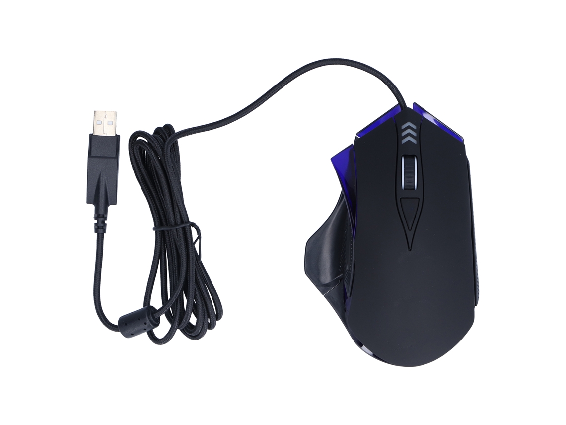 Mouse Gamer Com 4000 Dpi Fio Ergonomico Usb