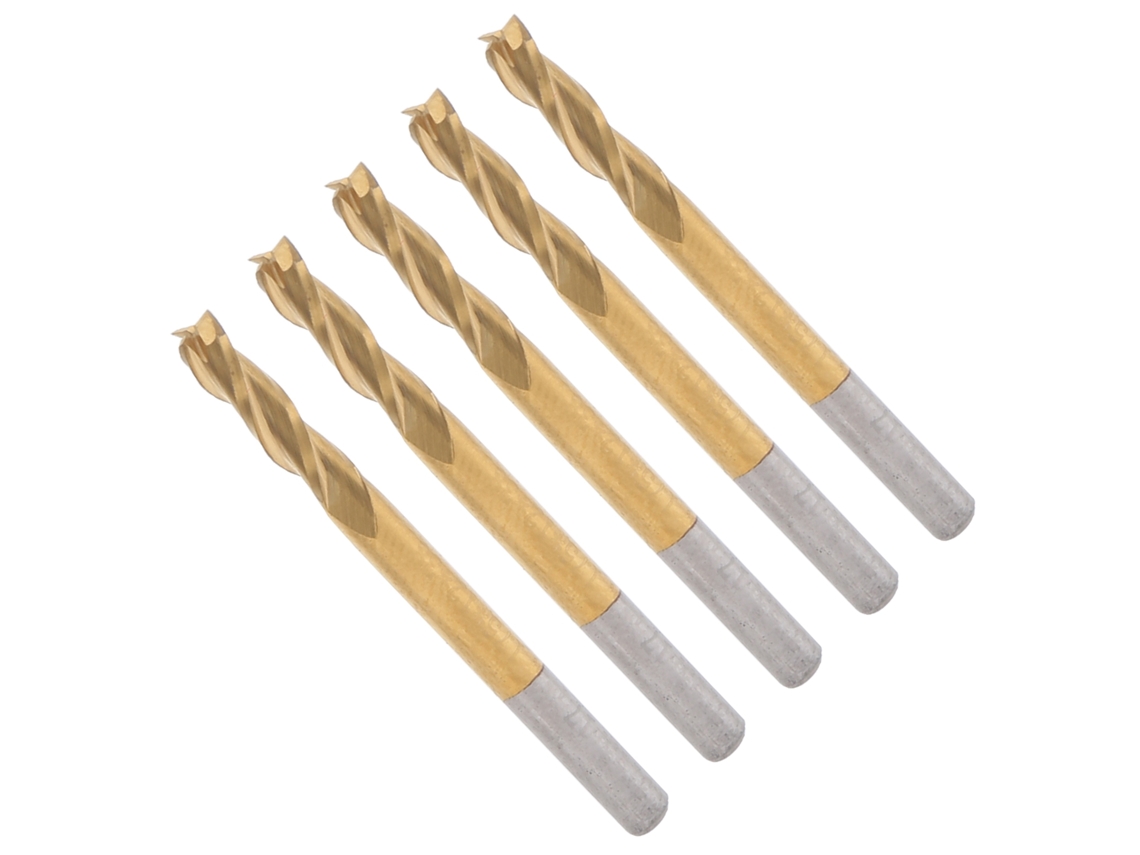 Laxiscreed Ferramenta De Corte De Aço De Tungsténio Com 3 Labaredas Para Fresar E Esculpir