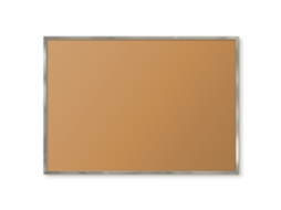 Magnetic Wall Board Brown Color For The Office Espelharte (100x70 Cm)