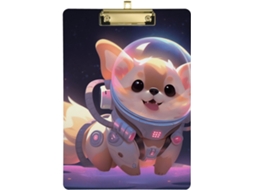 Céu Estrelado, Cachorrinho Fofo, Astronauta, Médico, Prancheta De Fermagem, Prancheta Rígida, Prancheta De Futebol