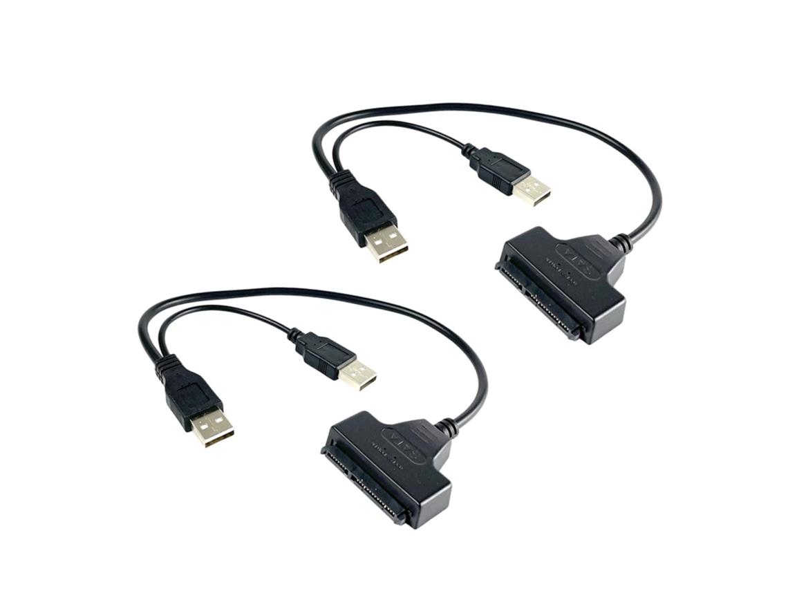 Adaptador De Cabo Usb De 2 Peças Compatível Com Disco Rígido De Laptop Adaptador De Cabo Usb De 2 Peças Compatível Com Disco Rígido De Gokoco