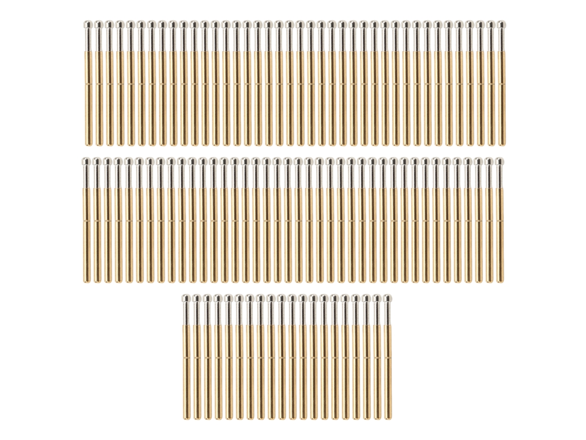 100 Pinos de Sonda P125 d Agulha de Teste com Mola para Componentes Eletrônicos Pcb Pogo Pin