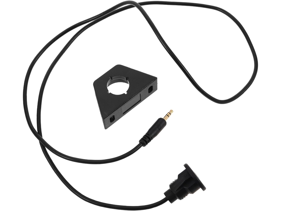 Cabo auxiliar para painel de carro, 1 conjunto, plugue de áudio macho/fêmea de 3,5 mm