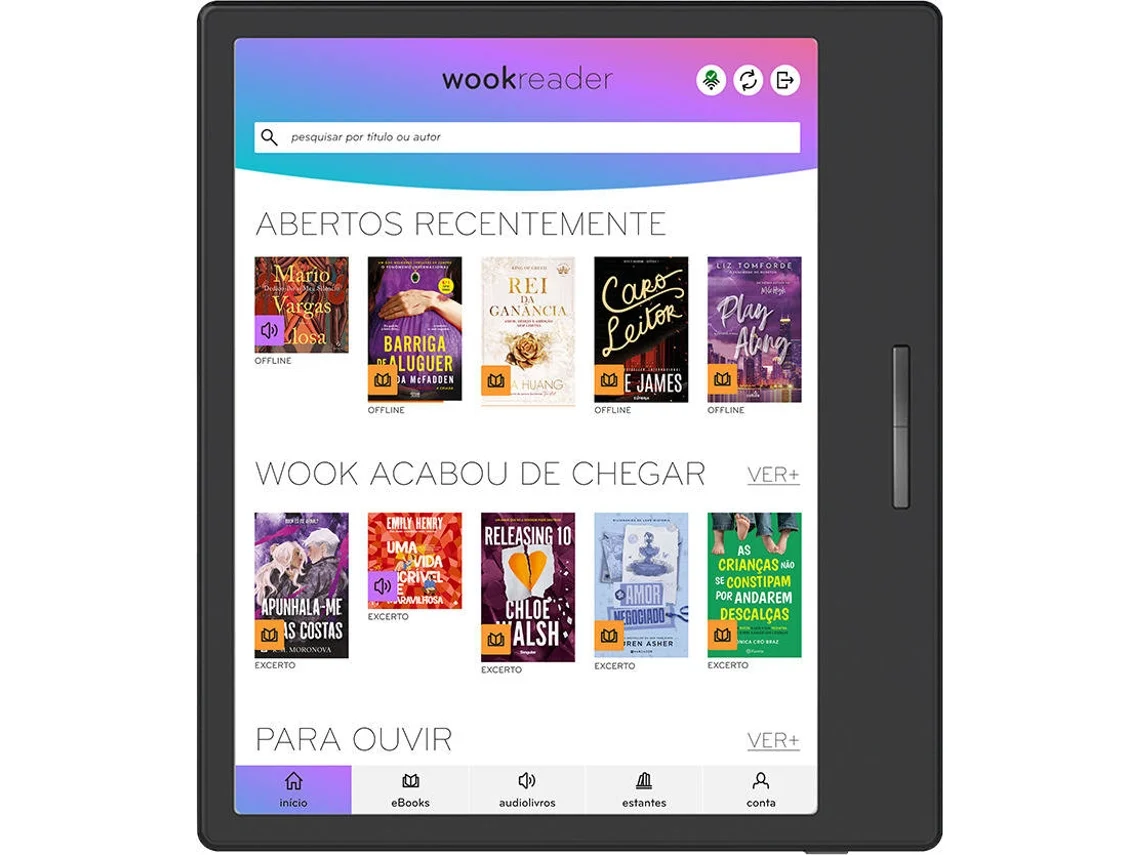 E-Reader BOOX Go Color 7 - 2º Geração WookReader (Preto)