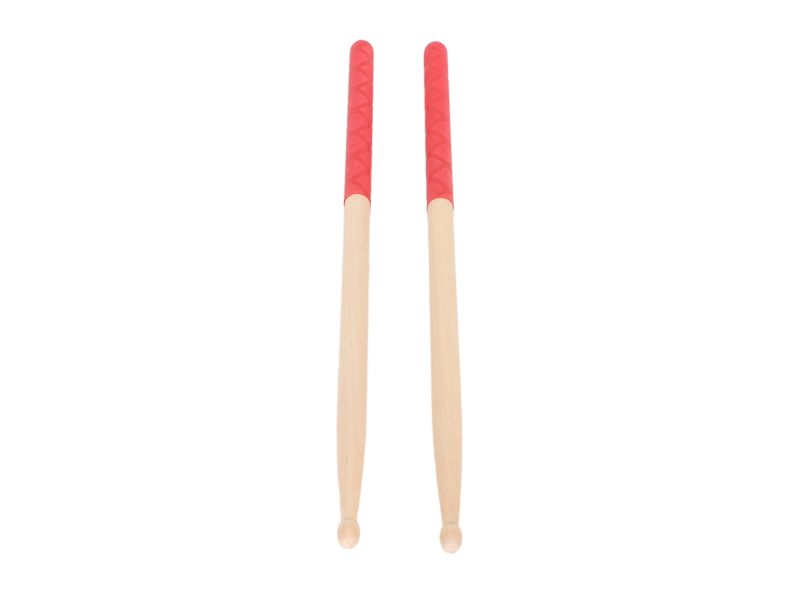 Baquetas De Bateria 5a Em Maple Com Cabo Anti-derrubado Para Adultos E Iniciantes Padrão Vermelho X
