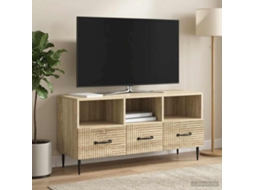 Vidaxl Gabinete Para Tv Com Gaveta Carvalho Sonoma 102 X 34,5 X 50 Cm