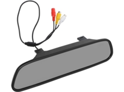 Espelho Retrovisor Automotivo De 5 Polegadas Com Tela De Entrada Av Dupla E Monitor Compacto Para Câmera De Ré.