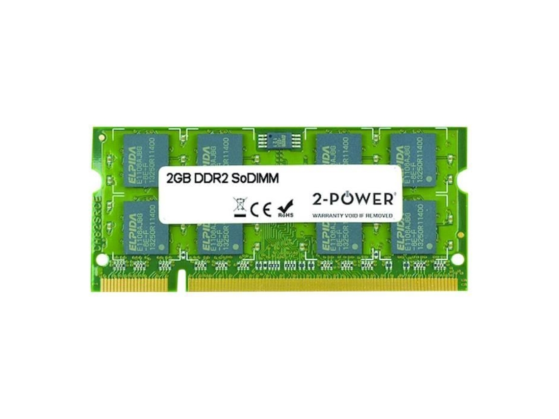 2 Power Ddr2 2gb So Dimm 200 Pinos 800mhz Pc2 6400 Cl6 Memória Sem Buffer Ecc Mem0702a