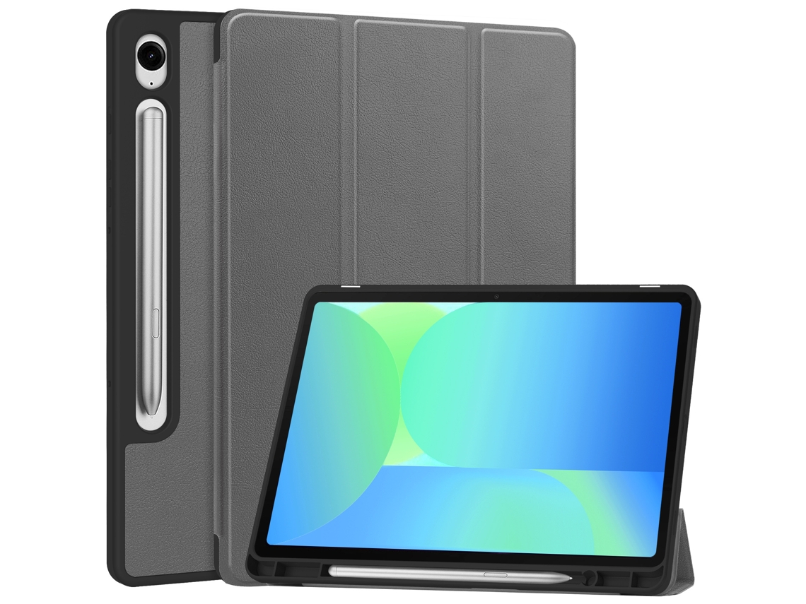 Capa Para Samsung Galaxy Tab S9 Fe Sm-x510/sm-x516b Cinza