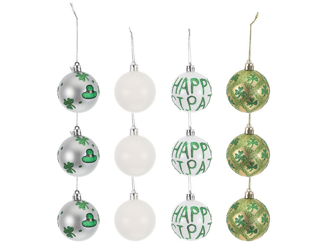 12Pcs Enfeite de Suspensão de Bolas ALLINLESS