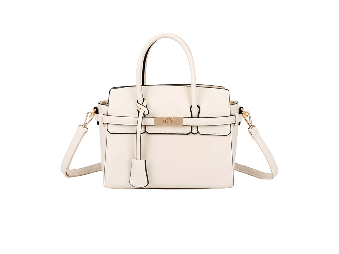 Bolsa de Mão Camélia para Mulher Efeito Pele Granulada com Design Estruturado GALLANTRY