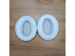 Almofada para Auscultadores Sennheiser Momentum 2.0 de Orelhas de Espuma Macia Pele de Carneiro Branco XIAOMOYU
