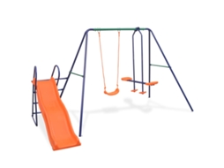 Swing Set With Slide, Swing Sets With Slides Vidaxl Laranja Plástico
